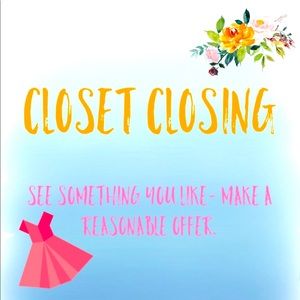 Closet closing soon, make an offer🙂